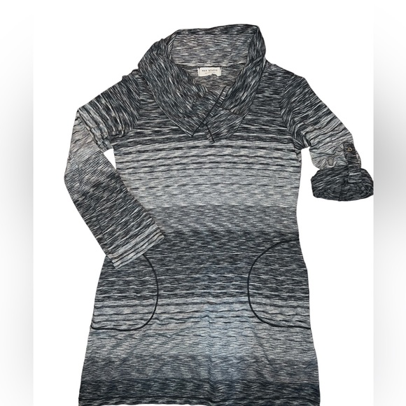 EUC Max Studio cowl neck dress w/ pockets - Picture 2 of 9